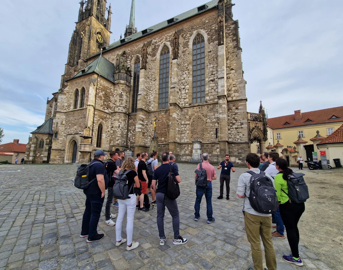 Exploring Brno on a city tour during the Kentico MVP Summit 2024