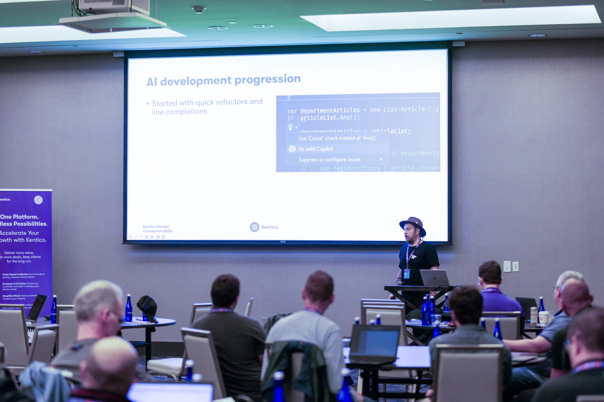 Mike Rahel in action at Connection Mike Rahel in action at Connection